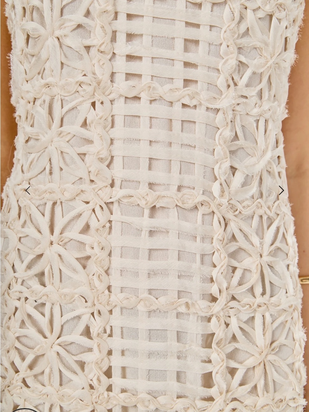 Endless Rose Crochet Midi Dress in Cream - Picture 3 of 7